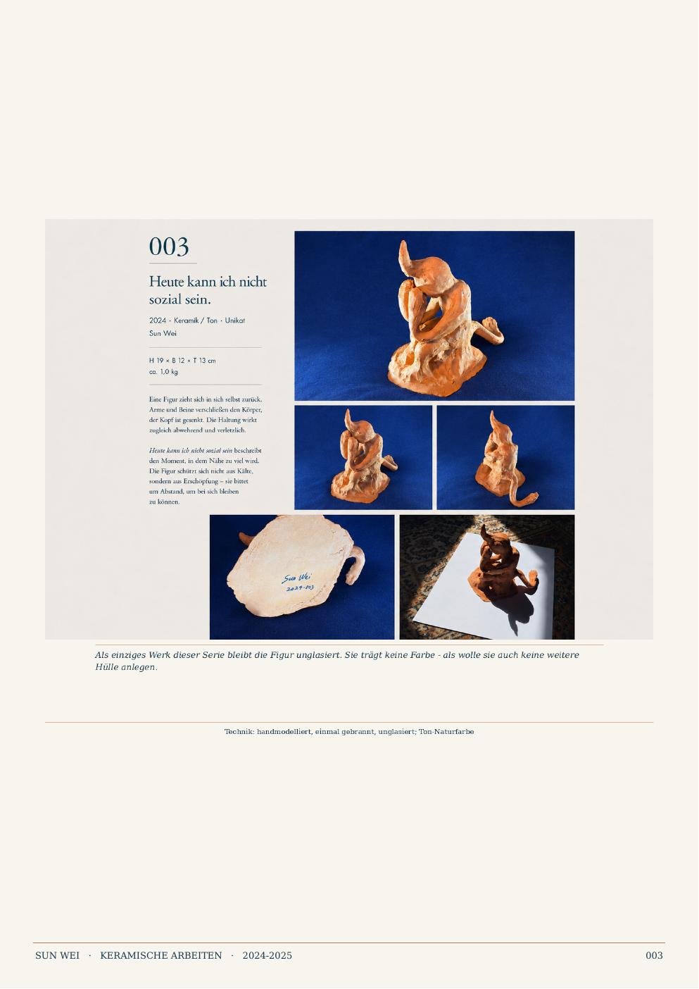 Ceramic work 003 by Sun Wei